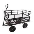 thumbnail image 6 of Wagon Cart Garden cart trucks make it easier to transport firewood, 6 of 10