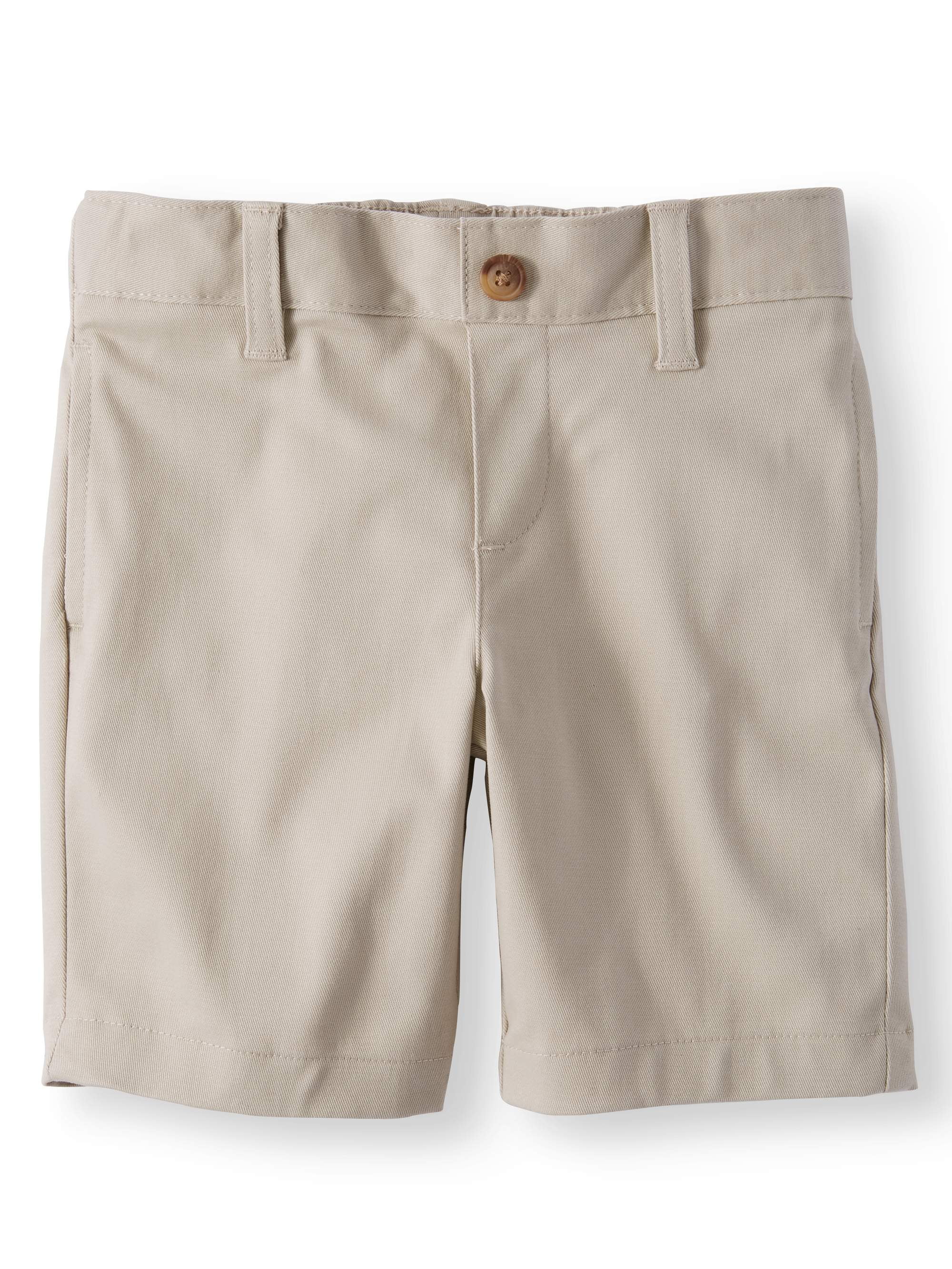 Wonder Nation Wonder Nation Toddler Boys School Uniform Super Soft Flat Front Shorts (Toddler