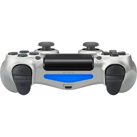 Sony DualShock 4 - Gamepad - wireless - Bluetooth - silver - for Sony PlayStation 4