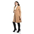 thumbnail image 2 of Abrigo largo de cuello Mao Roman Fashion /Juvenil, 3011 (Cafe) cafe M, 2 of 5