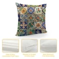 thumbnail image 4 of Throw Pillow Cover Flower Blue Cushion Case Home Decor Square Inches Pillowcase ( ), 4 of 5