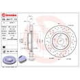 thumbnail image 2 of Par de DISCOS HIPERVENTILADOS CAMRY 2007 al 2009 TOYOTA 2.4L L4 Delanteros BREMBO ., 2 of 5