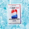 thumbnail image 7 of Peak H2O Hydration Ice Pop Electrolyte Drink Mix, Sugar-Free Powder Sticks with Electrolytes & B Vitamins for Workouts Gym Exercise Travel Outdoor & Summer Refreshment (2 Packs, 12 Servings Total), 7 of 7