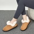 thumbnail image 7 of Ecetana Womens Slippers Faux Fur Warm House Shoes Fuzzy Memory Foam Closed Back Slippers, 7 of 7