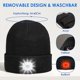thumbnail image 2 of Gorro de Punto LED Hombres Mujeres 4 Gorros LED Recargable por USB con 3 Modos de luz Manos Libres Regalo de Navidad para Acampar, Pasear Perros, 2 of 5