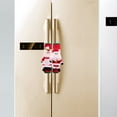 thumbnail image 4 of BRIGHTFUFU 4pcs Refrigerator Handle Covers Red Cloth Fridge Door Handle Covers for Kitchen Use, 4 of 8