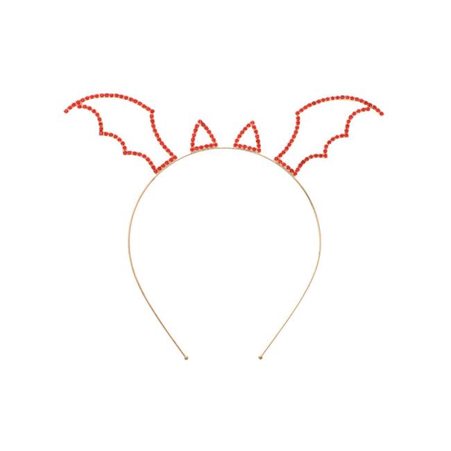 Bat Ears & Wings Headband, Gold & Red Walmart Canada