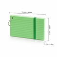 thumbnail image 4 of 3x5 Colored Lined Index Cards With Removable Metal Binder Ring Blank Index Cards 3x5 Index Cards Colored Index Cards 3x5 Flash Cards Note Cards Study Flashcards Office-Green, 4 of 8