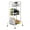 White, variant on ABCOOL Storage Organizer Rolling Utility Cart Modern 3-Tier Metal with Caster Wheels