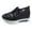 Black, variant on Womens Shoes Casual Fashion Breathable Knitted Mesh Pointed Flat Bottomed Casual Single Shoes Sneakers For Women