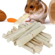 ESTINK Small Pets Chewing Sticks,Rabbits Molar Sticks,Rabbits Sweet Bamboo Branch Hamster Molar Sticks Rod Snacks Small Pets Chewing Toys