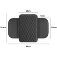 thumbnail image 2 of Generic Car Armrest Cushion Armrest Seat Box Cover for Cars Suvs Trucks -black-, 2 of 5