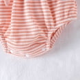 thumbnail image 5 of Hessimy Newborn Baby Boy Girl Knit Romper Cute Ruffle Short Sleeve Bodysuit Vintage Infant Onesie Jumpsuit Summer Clothes(Yellow, 5 of 5