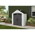 thumbnail image 4 of Suncast Weather-Resistant Vista 28 sq ft Storage Shed  – Multi-Wall Resin Construction, 4 of 6