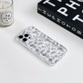 thumbnail image 2 of FZCHUN-Compatible avec iPhone 14 Pro Étui Transparente avec Porte-Cartes Motif Floral Mignon pour Femmes Filles TPU Souple Portefeuille Absorbant les Chocs Étui de Protection - Noir, 2 of 4