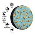 thumbnail image 4 of Rateoe Lemon Ice Cream Pattern Tire Cover Wheel Protectors Weatherproof Wheel Covers Universal Fit for Trailer Rv SUV Truck Camper Travel Trailers Accessories-17 inch, 4 of 6