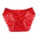 thumbnail image 2 of Gibobby Braguita sexy Bragas cintura elásticas encaje para mujer, bragas encaje ajustadas para mujer, lencería Sexy, bragas encaje cintura alta, calzoncillos talla grande （Rojo，Talla única), 2 of 4