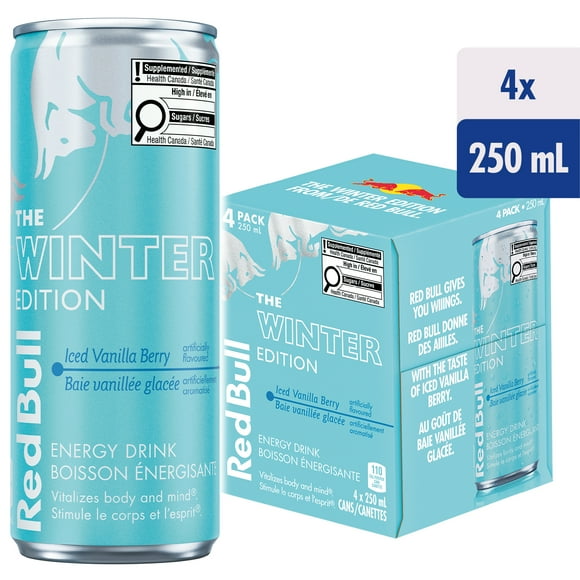 Red Bull Winter Edition Iced Vanilla Berry 4x250ML