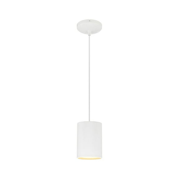 Access Lighting Pendant in Matte White Color