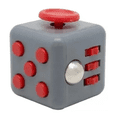 thumbnail image 1 of Fidget Cube - Juguete Anti Estrés Gris Rojo Malubero Malu1311, 1 of 3