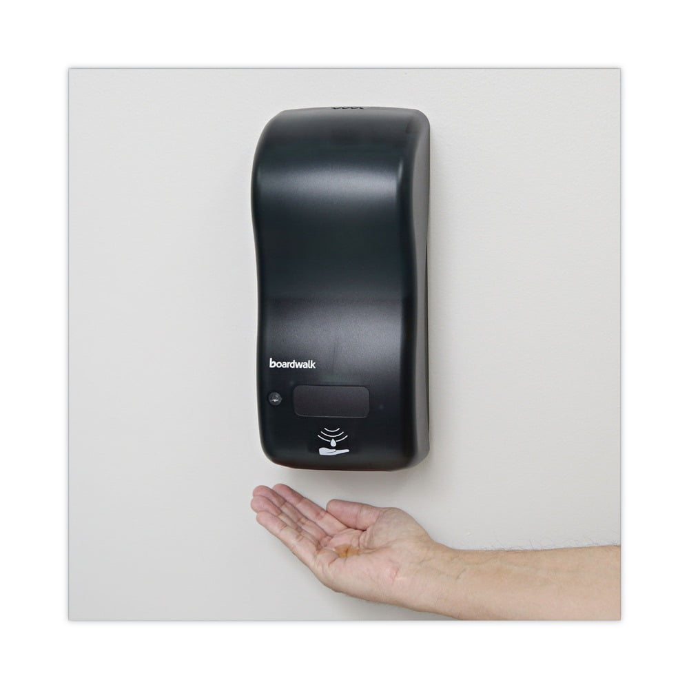 Boardwalk Bulk Fill Soap Dispenser, 900 Ml, 5.5" X 4" X 12", Black