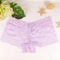 thumbnail image 5 of Aboser Womens Crotchless Boyshorts Panties Invisible Seamless Hipster Briefs Plus Size Breathable Lace Underwear Comfort Soft Full Coverage Panties, 5 of 9