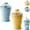 2 Pcs, variant on 2-in-1 Collapsible Silicone Ice Ball Maker Cup, Reusable Portable Ice Sphere Mold with Straw & Lid, Easy Demolding, For Coffee, Juice, Camping Office Gym