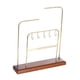 thumbnail image 4 of Soporte organizador de joyas,Joyas Pendientes Organizador Titular Rack Regalo,Base de madera de metal para de varios niveles,Soporte de exhibición para colgar collar Base de Fernando Soporte organizador de joyas, 4 of 8