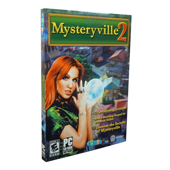 Mysteryville 2 II PC CDRom - 22 Spellbinding Locations in this Brain Bender Game