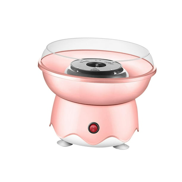 Máquina automática para hacer algodón de azúcar, ideal para regalar. Rosa
