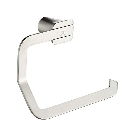 ANZZI Essence Series Wall Mounted Toilet Paper Holder in Brushed Nickel