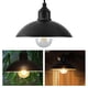 thumbnail image 2 of Lampe suspendue solaire en métal avec ampoule E27, idéale pour l'extérieur, idéale pour la maison ou le jardin, 2 of 4