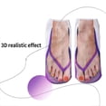 thumbnail image 2 of 1pairs 3d Pattern Flip Flop Socks Funny Sock Summer Design Stocking Gift Novelty, 2 of 5