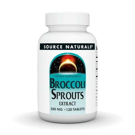 Source Naturals Broccoli Sprouts Extract 250 mg 120 Tablets