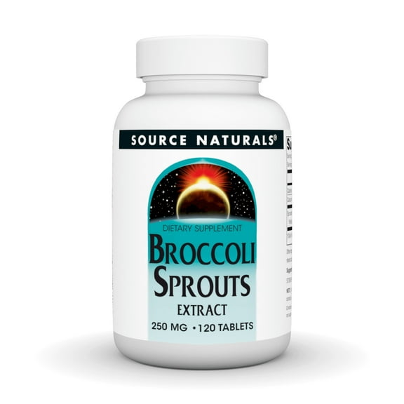 Source Naturals Broccoli Sprouts Extract 250 mg 120 Tablets