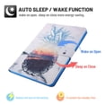 thumbnail image 5 of Dteck Fire HD 10 Tablet Case (9th/7th/5th Gen, 2019/2017/2015 Release), Slim Cute Pattern PU Leather Folio Stand Cover with Auto Wake Sleep, Pineapple, 5 of 7