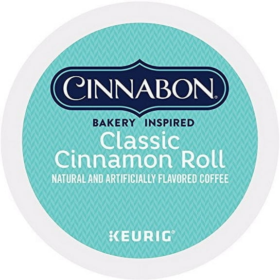 Cinnabon Cinnamon Roll Classic Coffee Keurig K-Cup Coffee Pods, 24 Count