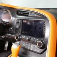 thumbnail image 4 of For C7 2014-2019 Soft Carbon Fiber Car Central Console Navigation Panel Frame Cover Trim Sticker Ac, 4 of 5