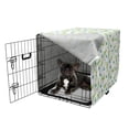 thumbnail image 5 of Lizard Dog Crate Cover, Crawling Reptiles and Bushes Drought Desert Creature, Easy to Use Pet Kennel Cover Small Dogs Puppies Kittens, 7 Sizes, Avocado Green Teal, by Ambesonne, 5 of 6