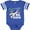 Football Blue and White, variant on Inktastic Out of this World Big Sister Astronaut in Space Girls Baby Bodysuit