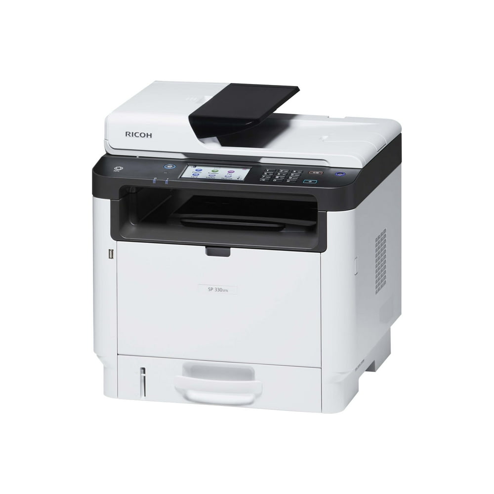 Ricoh SP 330SFN Black and White Laser Multifunction Printer - Walmart ...