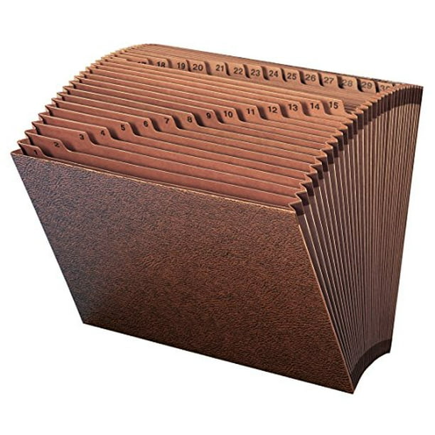 131 Open Expanding File, 31 Pockets, Letter, Redrope Printed Walmart