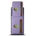 thumbnail image 5 of Compatible with Samsung Galaxy Note 20 Flip Wallet Phone Case with Card Holder Elastic,Magnetic Back Flip Kickstand Cover Premium PU Leather Business Classic Style Shockproof Case,Purple, 5 of 8