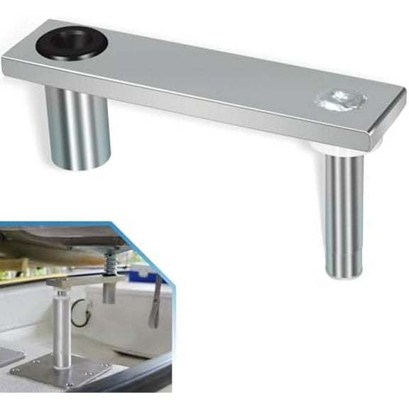 7062-3 Boat Seat Mount Swivel Offset Pedestal - Heavy-Duty Adjustable Marine Seat Pedestal for Boat Cabin Seating$$Watercraft