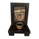 thumbnail image 1 of 1 candelabro de Buda con adorno de meditación y paz para hotel. Bronce, 1 of 9