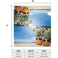 thumbnail image 5 of Cool Pineapple with Sunglasses Sea Beach Waterproof Mail Cover Magnetic Mailbox Wraps Summer Post Letter Box Cover for Garden Home Decor 21x18 in, 5 of 6