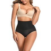 Joyshaper Womens Shapewear Undergarments High Waist Tummy Control Shaping Brief Underwear(Black-L)
