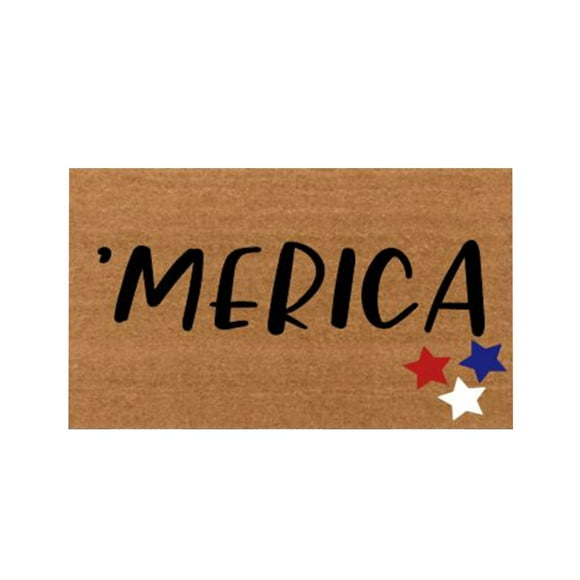 Summer Sale Carpet Cleaner Machine Carpet Independence Day Floor MATS Creative Blue And White Doormats Welcome Living Room Clearance