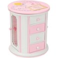 thumbnail image 1 of Creative Music Box Girl Music Jewelry Box Pink Storage Drawer Music Box, 1 of 4
