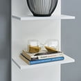 thumbnail image 4 of Danya B. White Finish Wide Column Wall Shelf, 4 of 6